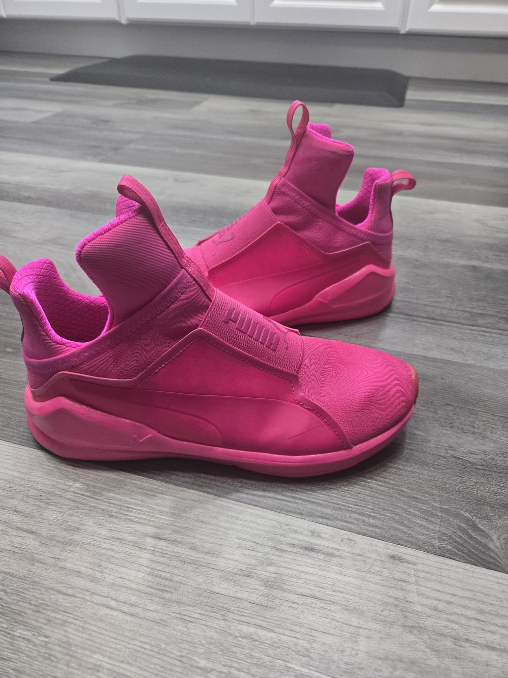 PUMA Fierce slip-on training sneakers, featuring a high-top